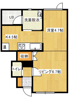 102号室間取