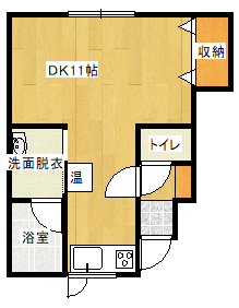 わかが１間取図