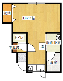 わかば２間取図